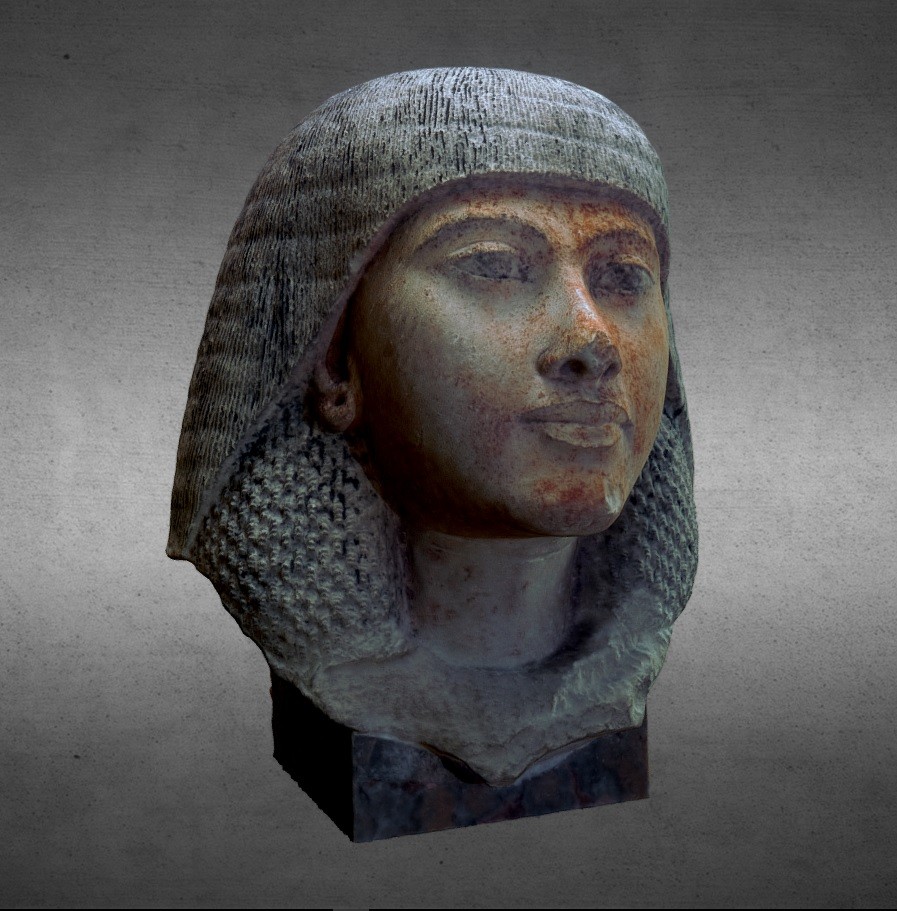 Egyptian bust of a woman preview image 1